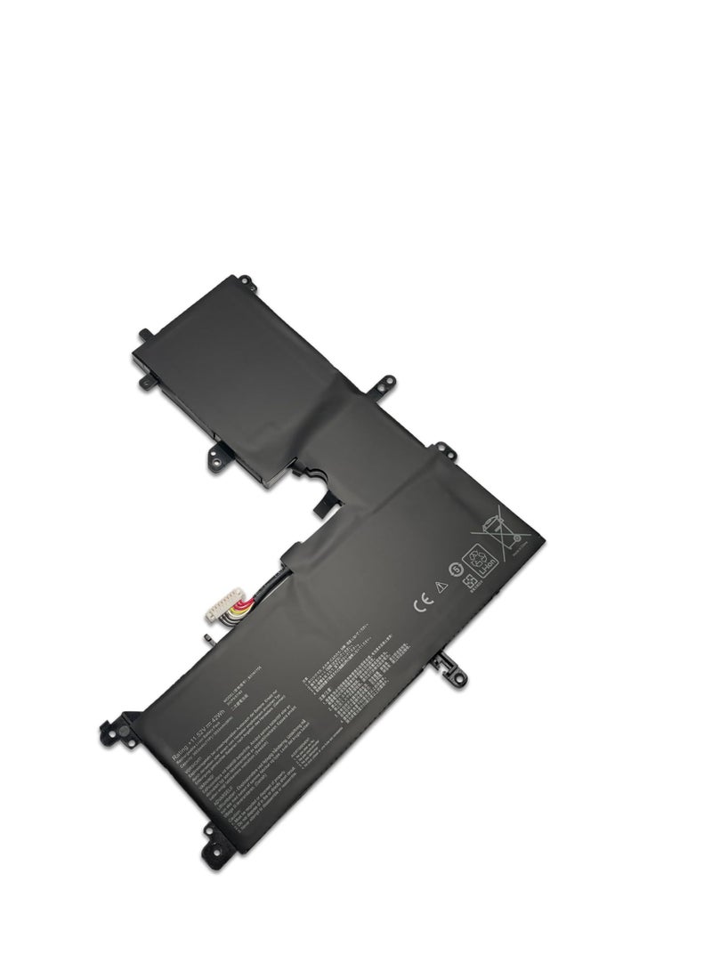 Terabyte بديل بطارية اللابتوب B31N1705 3ICP5/57/80 لأجهزة Asus VivoBook Flip 14 TP410UA TP410UF TP410UR UX460UA Q405UA (11.52 فولت 42 واط 3653 مللي أمبير) - Image 1
