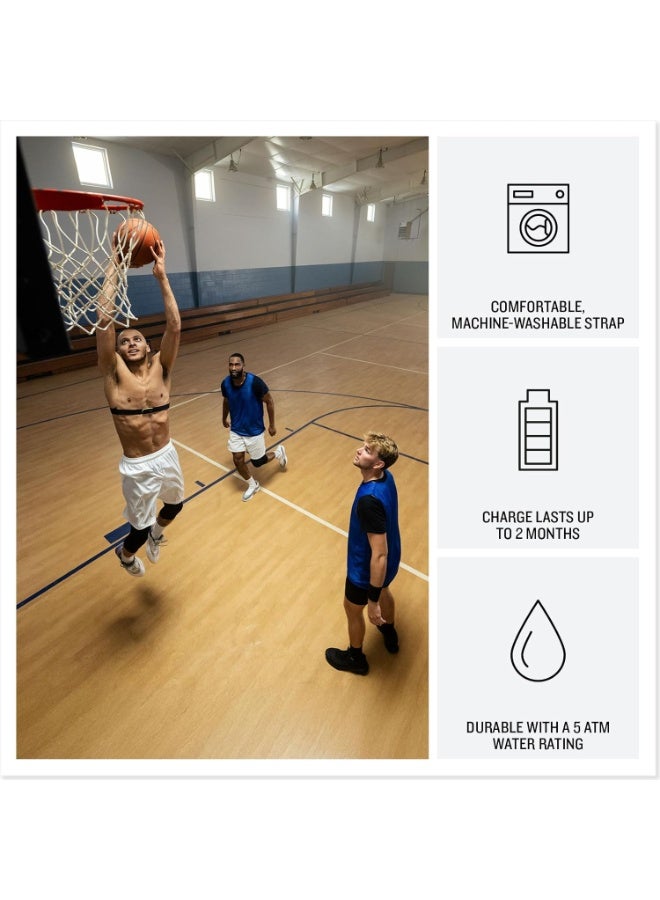 جارمين حزام الصدر HRM 600 جهاز مراقبة معدل ضربات القلب المتميز مع عمر بطارية يصل إلى 2 شهر (XS-S) - Image 3