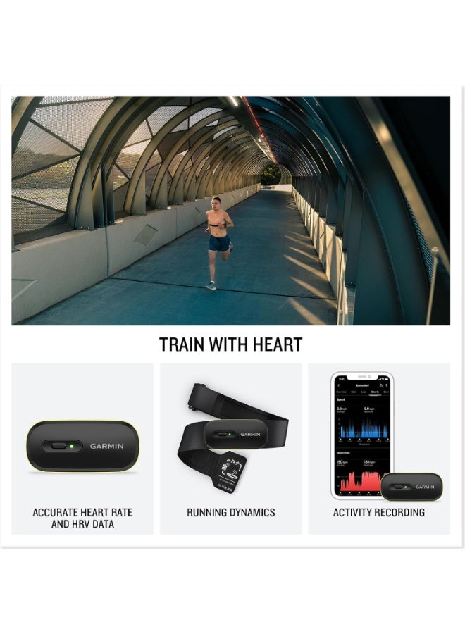 جارمين حزام الصدر HRM 600 جهاز مراقبة معدل ضربات القلب المتميز مع عمر بطارية يصل إلى 2 شهر (XS-S) - Image 2