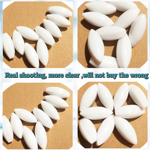 BBTCTY Magnetic Stirrer Stir Bar PTFE Magnetic Mixer Stir Bars (10x25mm, Olive Shape, 10pcs) - Image 2