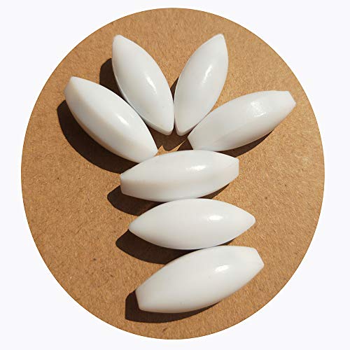 BBTCTY Magnetic Stirrer Stir Bar PTFE Magnetic Mixer Stir Bars (10x25mm, Olive Shape, 10pcs) - Image 1