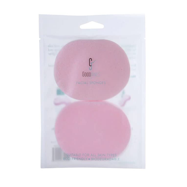 GoodJanes Facial Sponges for Sensitive Skin â€“ Hypoallergenic Reusable Face Sponges for Gentle Cleansing & Light Exfoliation â€“ Latex-Free, Non-Irritating Skincare Tools, 2-Pack - Image 5