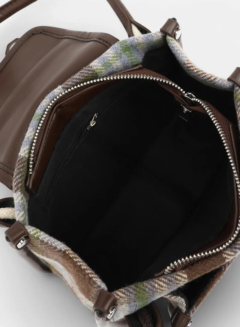 Haute Sauce The Tartan Shoulder Bag