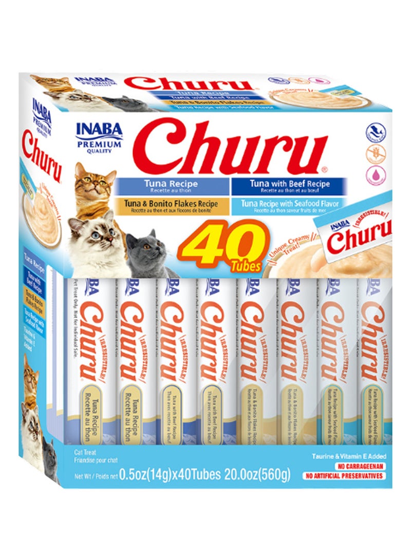 INABA Churu Tuna Variety Box Cat Treats - Image 1