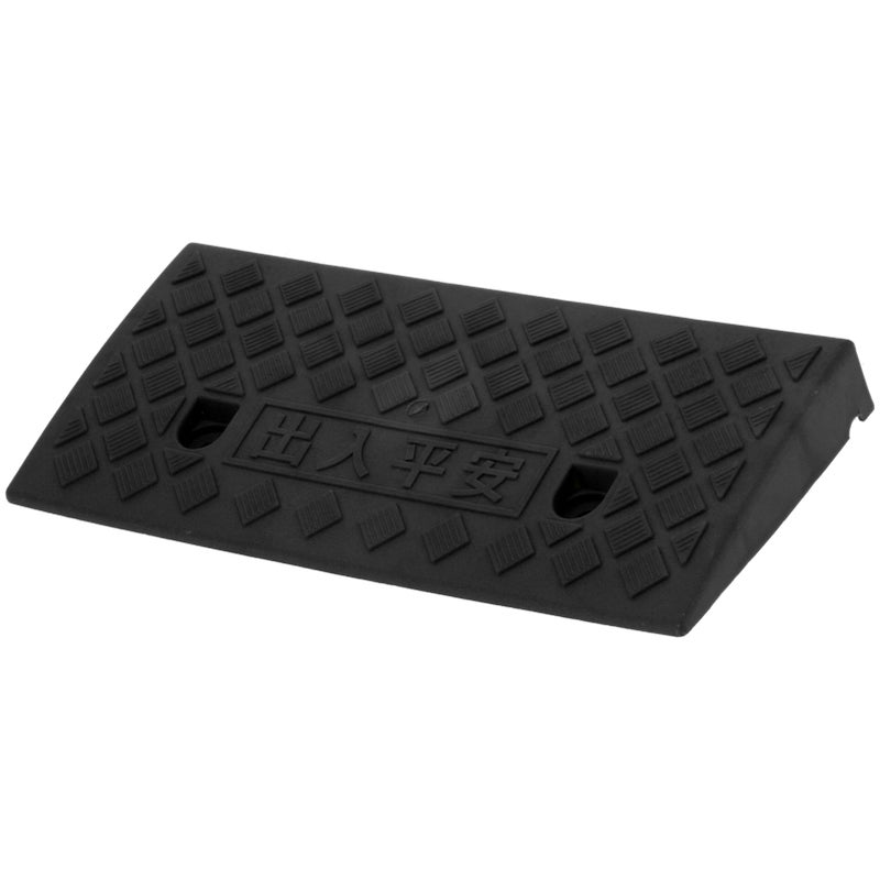 Curb Ramp: 1 Pc Durable Industrial-Grade PP Plastic - Textured Anti-Slip Surface Portable Ramp for Standard Vehicles, Home Entrances, Garages, Docks - Image 3