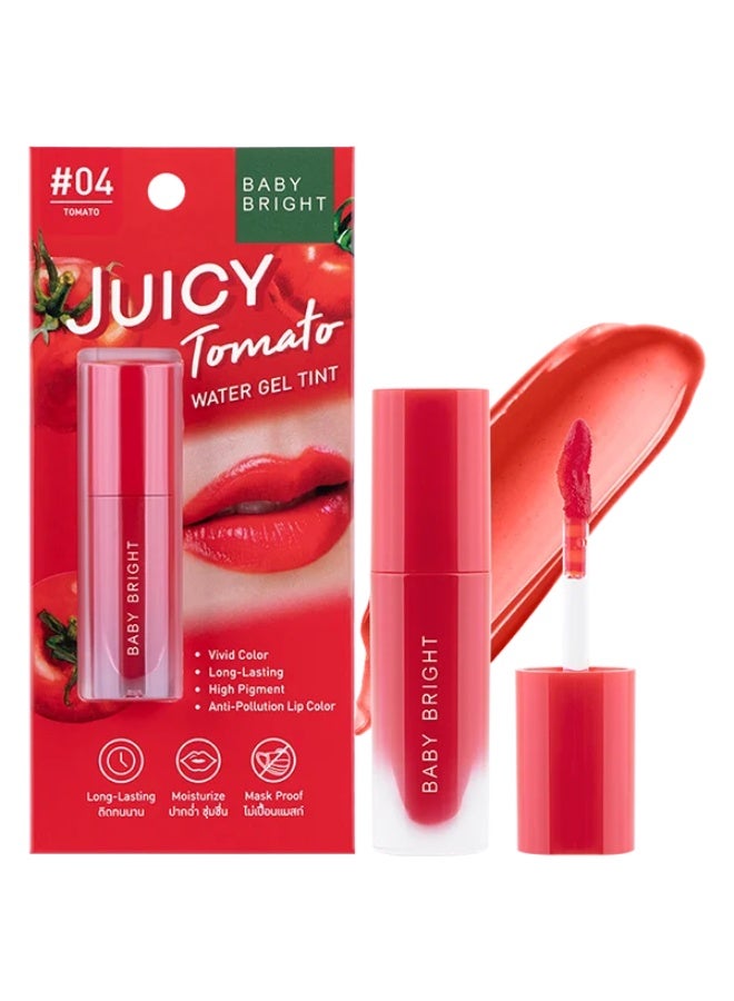 Baby Bright Lip Tint #04 Tomato – Lightweight, High Pigment, Moisturizing & Anti-Pollution Lip Stain - Image 2