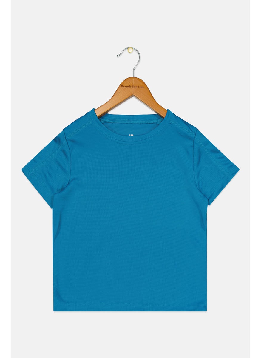 Kids Boy Solid Short Sleeves Tee, Blue - pzsku/Z89B96E9E4953CECECB37Z/45/_/1727187823/47a45f64-1df3-4fbe-94fb-ada446348999