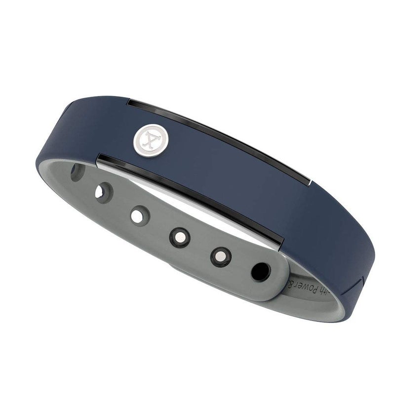 ProExl 15K Sports Magnetic Bracelet 100 Waterproof and Fully Adjustable Navy Gray - Image 2