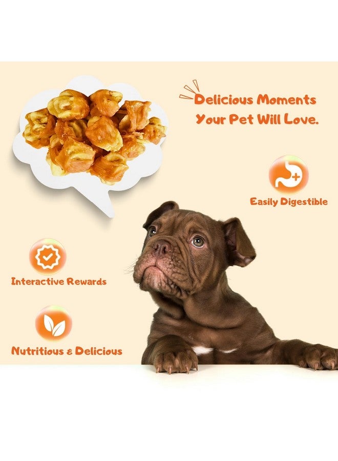 Chicken Wrapped Banana Jerky Dog Treats, Gluten and Grain Free Chicken Banana Chips, Healthy Chewy Bites for Small Medium Dogs 10.6oz - Image 2