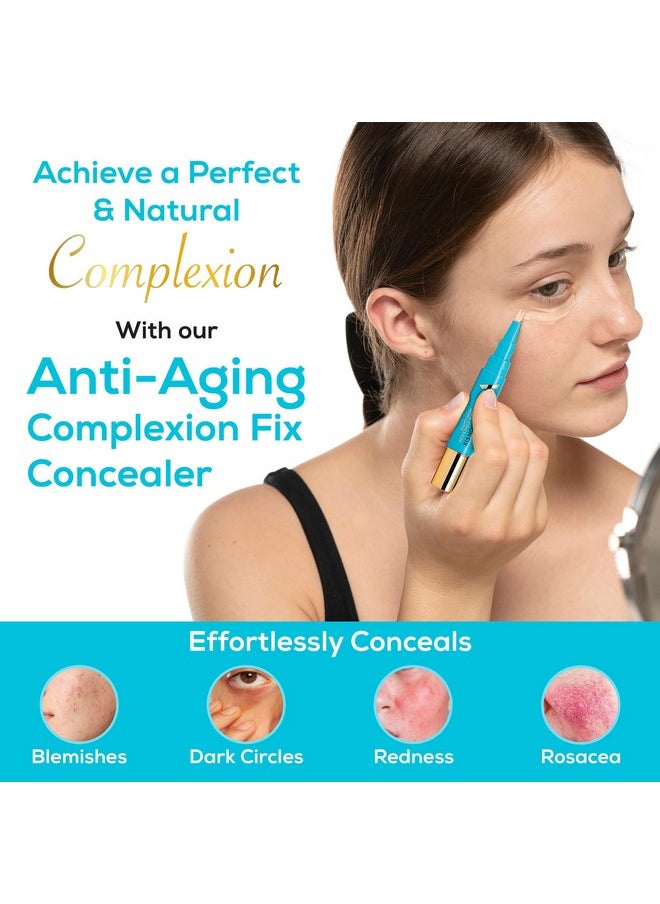 Veil Cosmetics Veil Cosmetics - Complexion Fix Concealer - Liquid Concealer for Under Eye + Dark Circles - Highlight, Contour, Correct - Anti-Aging - Vegan Makeup Pen - Hydrating Lightweight (2N Light Neutral)  - Image 3