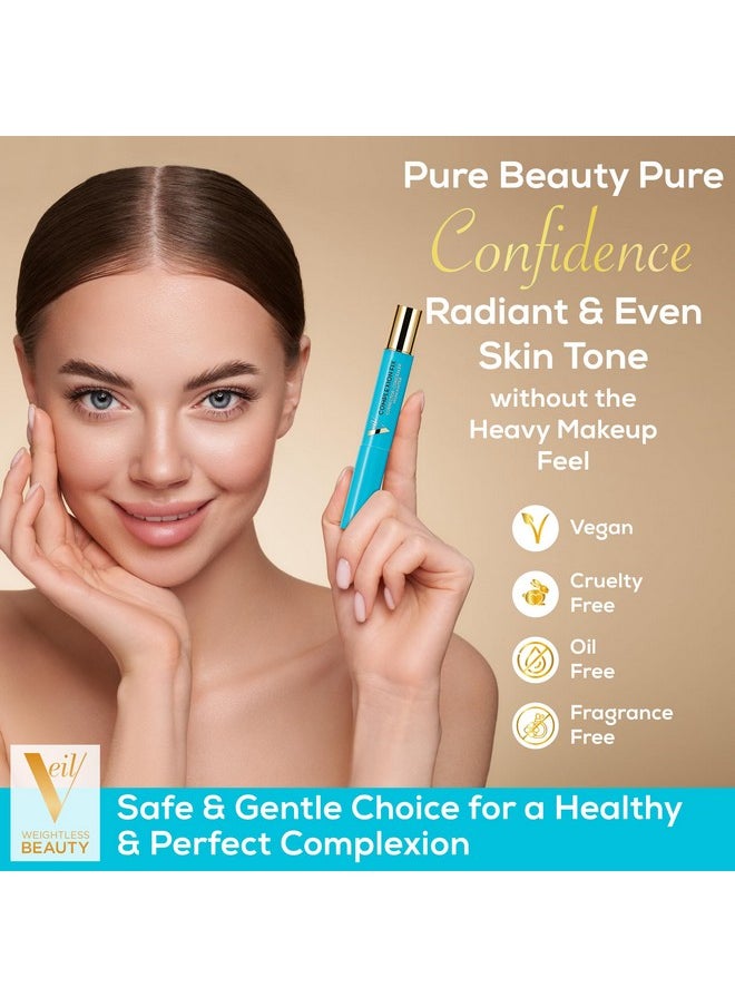 Veil Cosmetics Veil Cosmetics - Complexion Fix Concealer - Liquid Concealer for Under Eye + Dark Circles - Highlight, Contour, Correct - Anti-Aging - Vegan Makeup Pen - Hydrating Lightweight (2N Light Neutral)  - Image 4