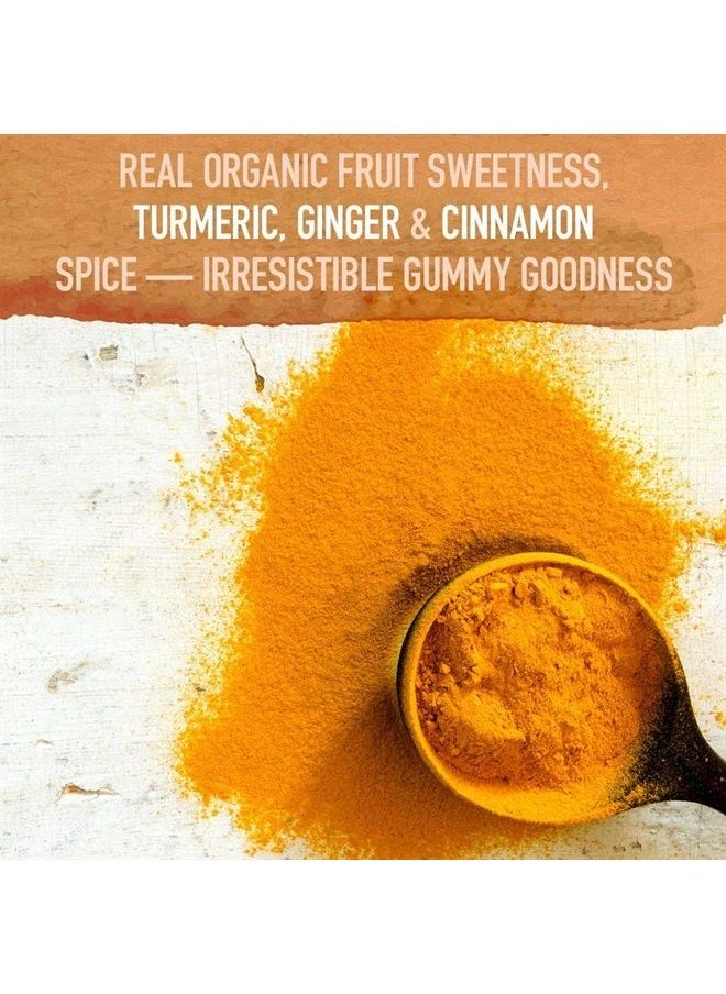 Garden of Life - Mykind Organics Turmeric Inflammatory Response Gummy - 120 Real Fruit Gummies for Kids & Adults, 50Mg Curcumin (95% Curcuminoids), No Added Sugar, Organic, Non-GMO, Vegan & Gluten Free - Image 1