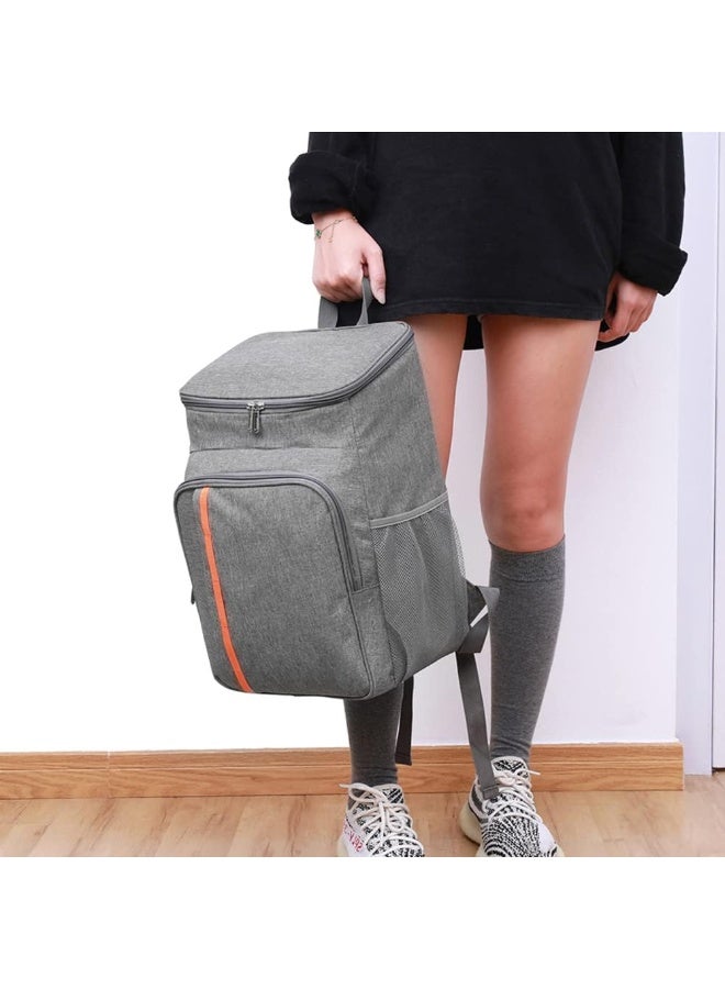 Large Capacity Insulated Lunch Bag 16L– Leak-Proof Thermal Lining – Keeps Food Hot & Cold – Lightweight Portable Backpack for Picnic & Travel - Image 4
