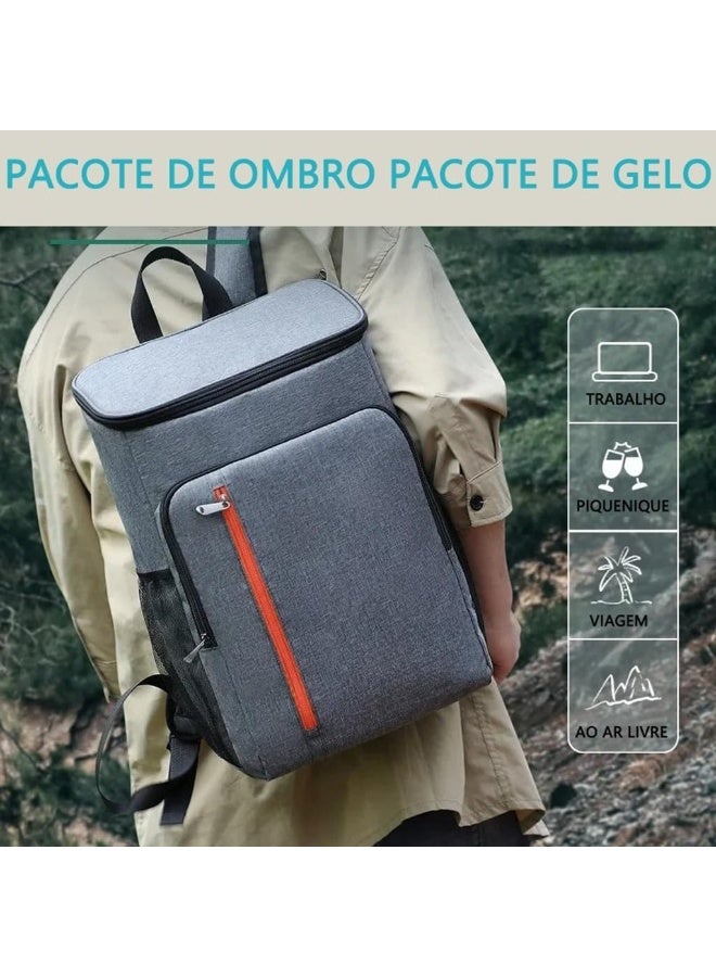 Large Capacity Insulated Lunch Bag 16L– Leak-Proof Thermal Lining – Keeps Food Hot & Cold – Lightweight Portable Backpack for Picnic & Travel - Image 2