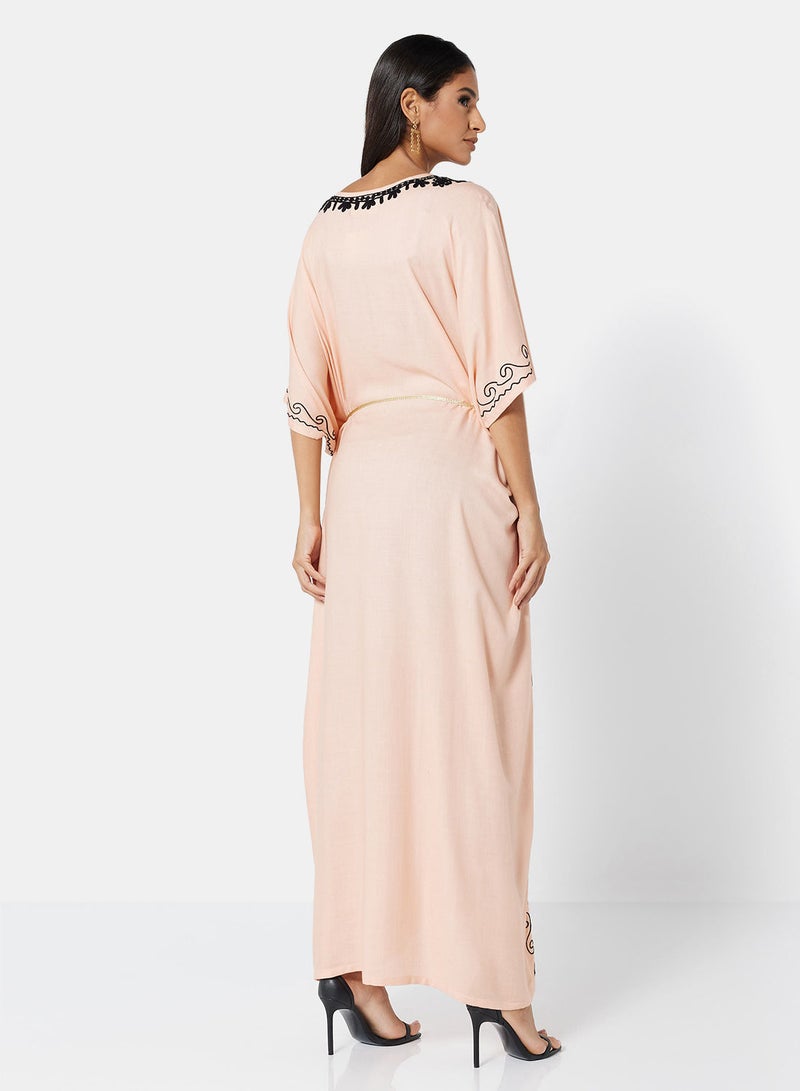 ARABIAN CLOSET EMBROIDERED KAFTAN  - Image 2