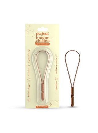 Perfora Copper Tongue Cleaner for Men and Women | For Fresh Breath & Bacteria Removal | Improved Taste Sense & Oral Hygiene | Easy to Use | 100% Pure Indian Copper Tongue Scraper To Prevent Bad Breath - pzsku/Z89B9A8C574B718ACD9E3Z/45/1744799879/10523c46-75fe-4c95-8aa6-27f7ea9e0256