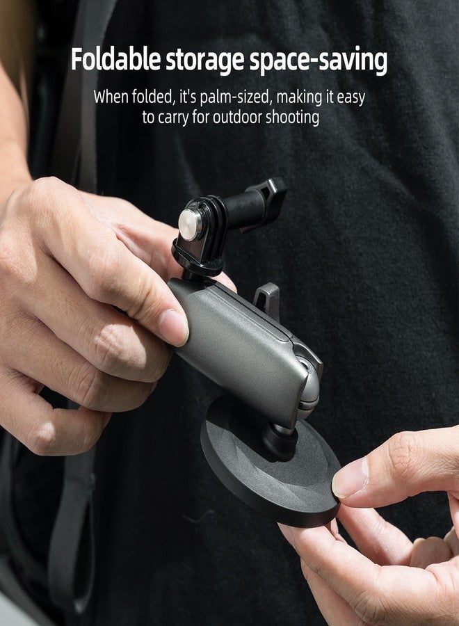 ELFOG Aluminum Alloy Magnetic Base Camera Mount for Go pro Hero,Action 4, Insta-360 ONE X3 X2, Mobile Phone(Mobile Holder Not Included) - Image 5
