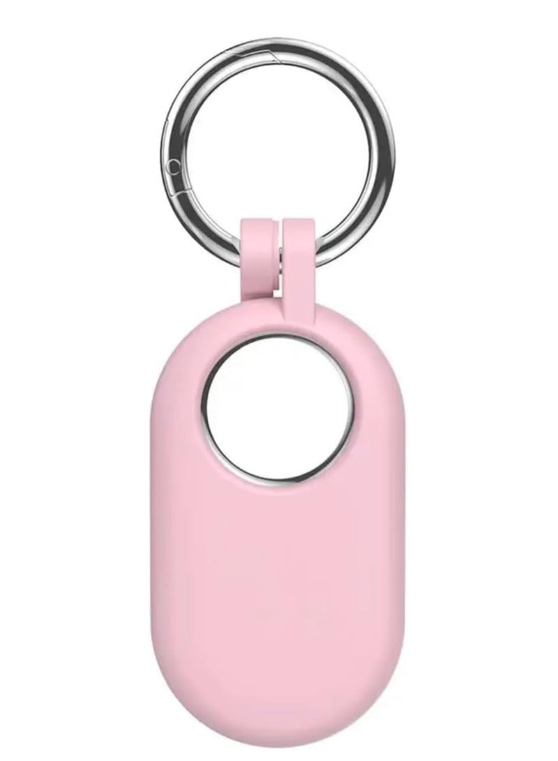 غطاء Ecosystem لجهاز Samsung Galaxy SmartTag 2 (2023) Tracker Locator Case Silicone Protective Case for Galaxy Smart Tag 2 Anti Lost Cover Shell (وردي) - Image 1
