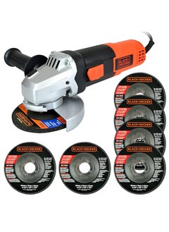 820W 115Mm Small Angle Grinder For Metal Grinding And Cutting Orange/Black G720P B5 2 Years