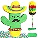 Pardecor Cactus Pinata for Cinco De Mayo Fiesta Party Decorations Large 21 Mexican Theme Paper Mache Pinata for Birthday Taco Bout A Party Luau Event Carnival Game Centerpiece with Fillers Support - Image 2