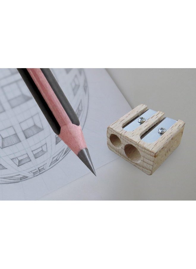 Koala Tools | Double Pencil Sharpener (Small & Large Hole) - For Regular Or Jumbo Graphite & Colored Pencils - Mini, Manual, Hand-Held Sharpener (Works With Koala Tools Bear Claw Pencils)  - Image 2
