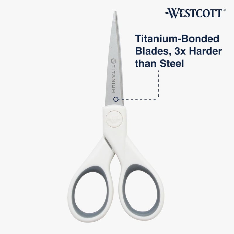 Westcott مقص قماش صغير 5" مع شفرات مغطاة بالتيتانيوم - مثالي للحرف، الخياطة، وأكثر - Image 1