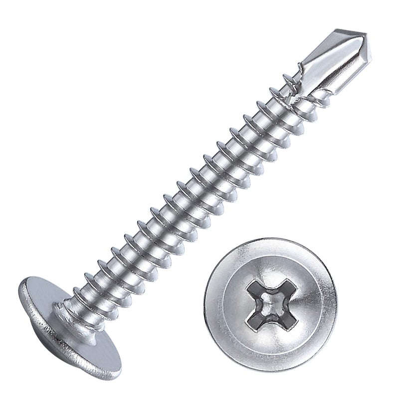 Wensilonï¼ˆ200pcsï¼‰#8Ã—1â€for Sheet Metal Self-Tapping Screws 410 Stainless Steel Truss Head High-Strength Quick Tapping Screws - Image 5
