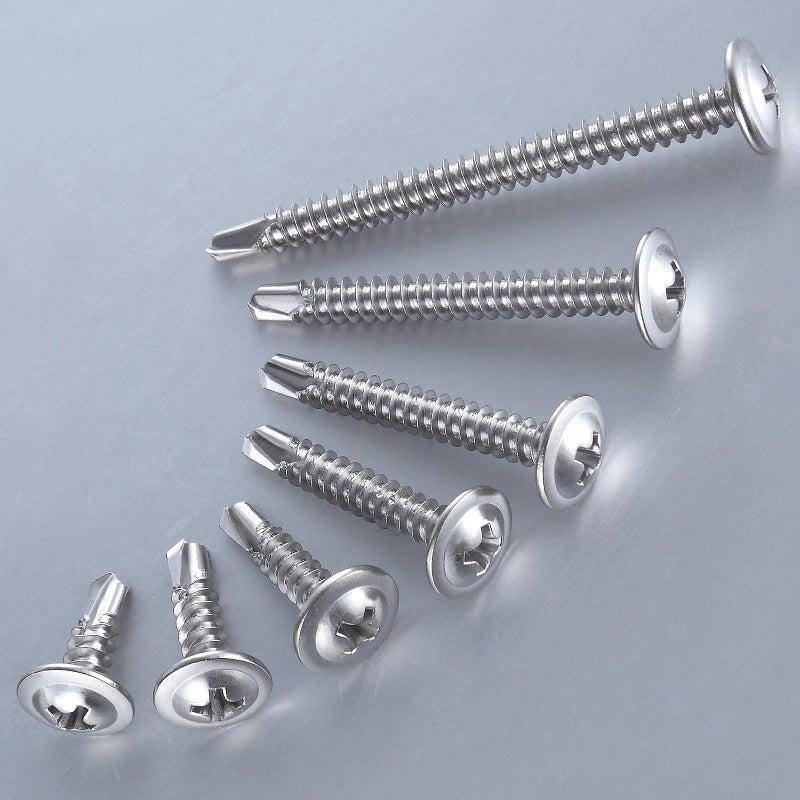 Wensilonï¼ˆ200pcsï¼‰#8Ã—1â€for Sheet Metal Self-Tapping Screws 410 Stainless Steel Truss Head High-Strength Quick Tapping Screws - Image 4