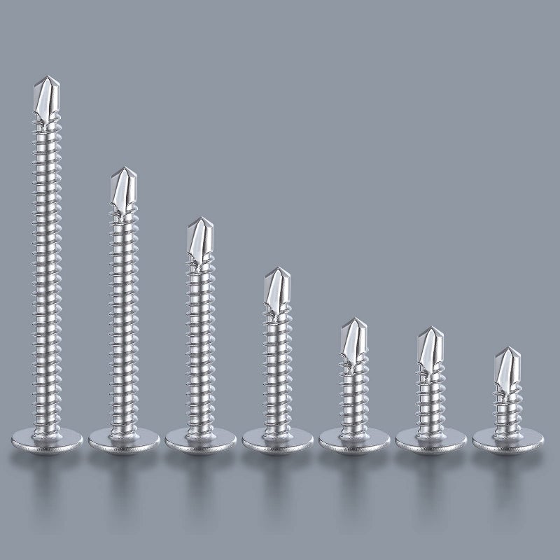 Wensilonï¼ˆ200pcsï¼‰#8Ã—1â€for Sheet Metal Self-Tapping Screws 410 Stainless Steel Truss Head High-Strength Quick Tapping Screws - Image 3