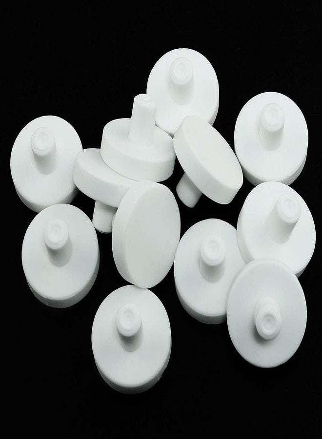 WHYHKJ 12pcs Ceramic Coralline Coral Frag Plugs Coral Frag Stand Fish Tank Supplies, White - Image 3