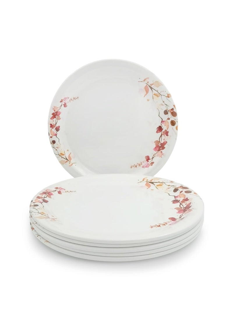Superware Superware | Pure Melamine | Dinner Plate Set – Fleurish 11” (6 nos.) | Stain Free, Glazed Finish  - Image 1