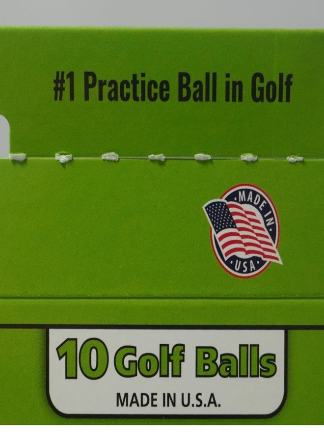 Almost Best Practice Golf Balls on The Planet. Perfect for Golf Training. Solid Contact for Great Feedback. Limited Flight for Backyard use. Safe for Indoors. by AlmostGolf (10 Pack Yellow) - Image 3