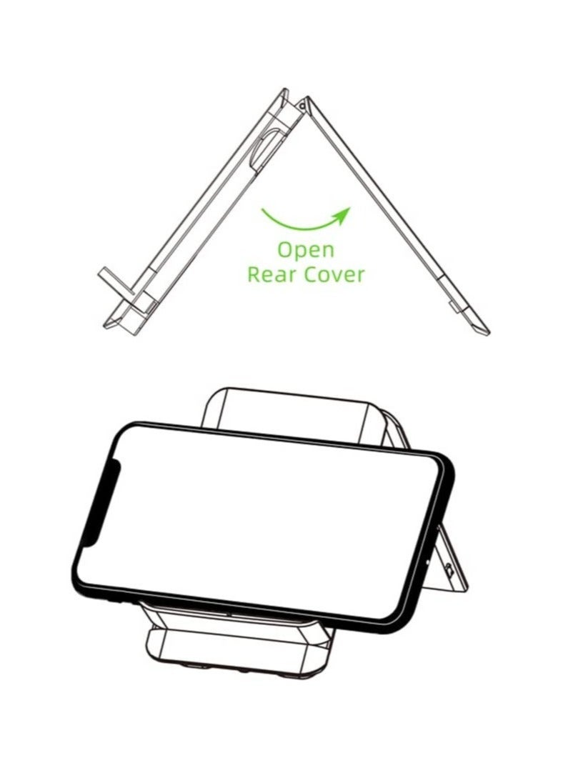 ELTRAZONE صندوق تخزين بطاقة المحول الذكي، بطاقة كابل البيانات، مجموعة كابلات شحن USB-C/USB-A/Micro-USB/Lightning المحمولة والمدمجة، متوافقة مع آيفون، سامسونج، والكاميرات الرقمية - Image 3