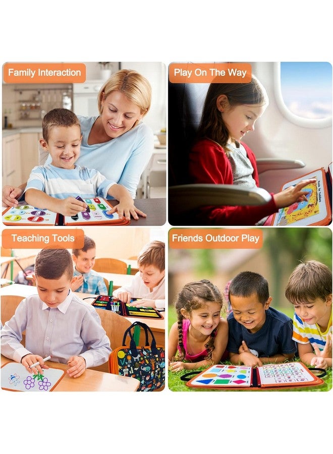 KolorFish Busy Board for Toddlers,Montessori Toys for Boys Girls 1 2 3 Year Old,Early Educational Activity Baby Sensory Toy,Autism Busy Book Travel Toys for Kids 3 4 5 6 7 Year Old (Animal),multicolor - Image 5