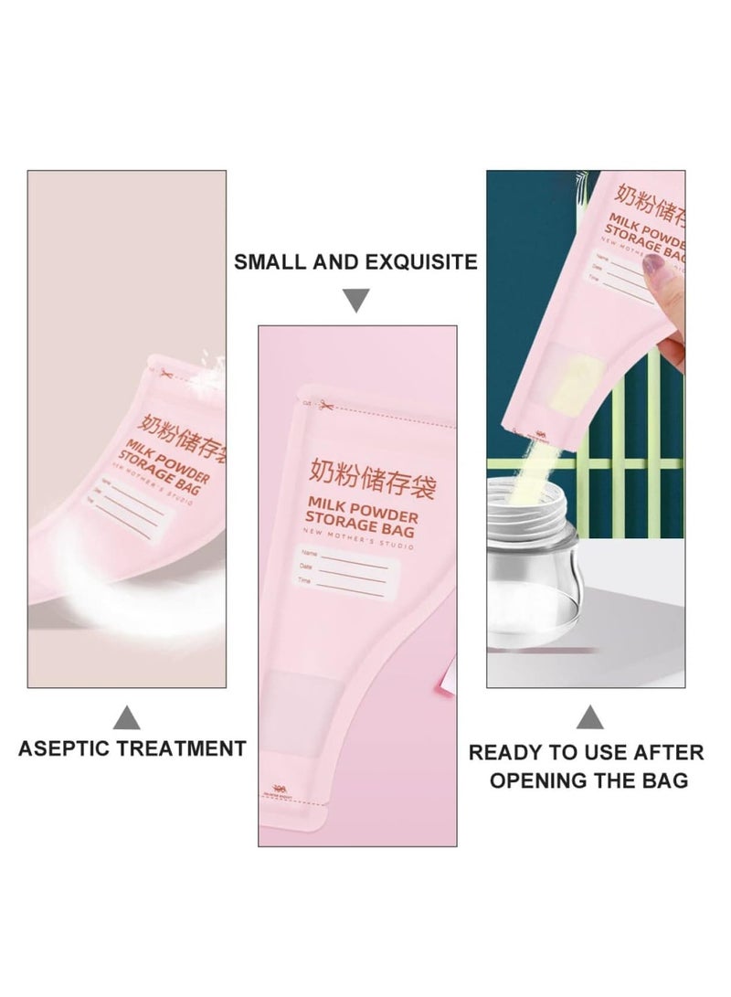 SOLARAE Portable Milk Powder Storage Bag, Outdoor Fresh Keeping Home Pouch Supplies Preservation Powder Milk Freezer Pouches Sealed for Long Storage Formula Disposable Container Breast Term Breastmilk 30pcs - Image 3