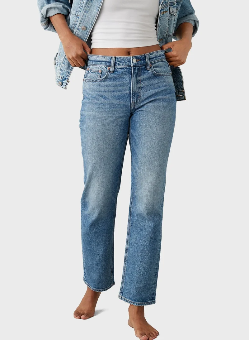 American Eagle High Waist Ankle Jeans