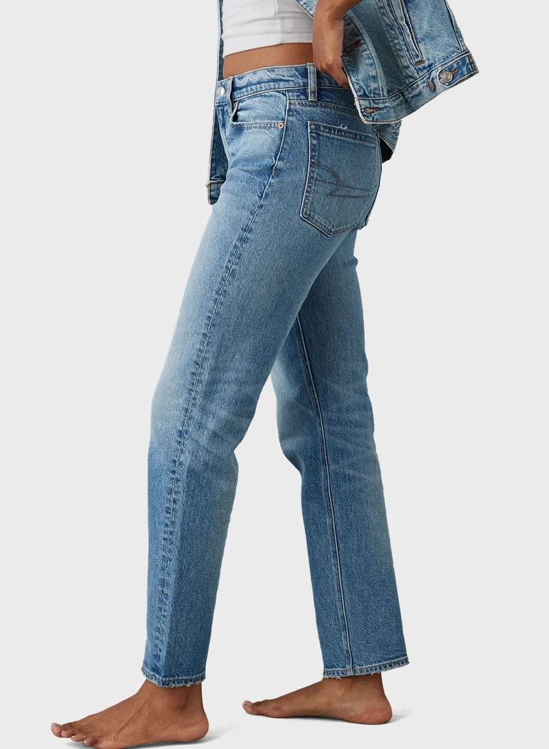 American Eagle High Waist Ankle Jeans