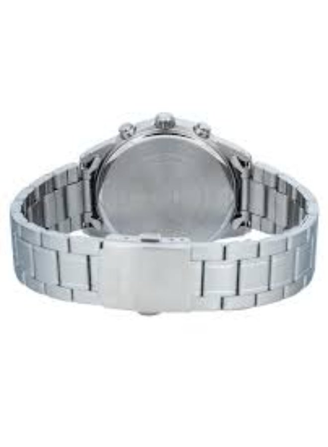 CASIO Mens Grey Dial Silver Band Watch MTP-E510D-8AVDF - Image 5