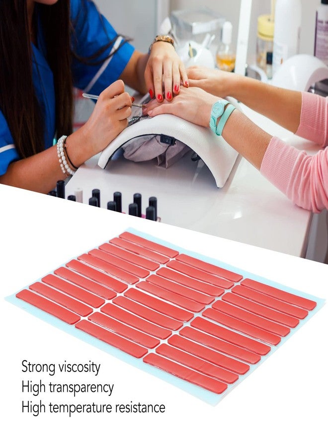 YUYTE Nail Art Mounting Tape, 10 Sheet Transparent Adhesive Tape for Nail Tip Display, Home and Salon Use - Image 3