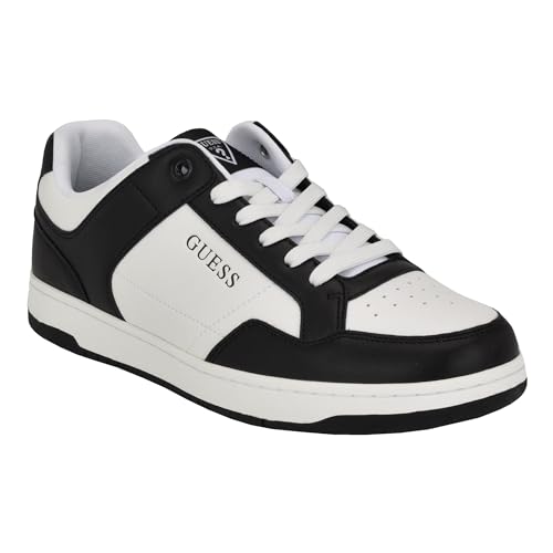 Guess Men's TINZ Sneaker, Black/White 001, 13 - Image 1