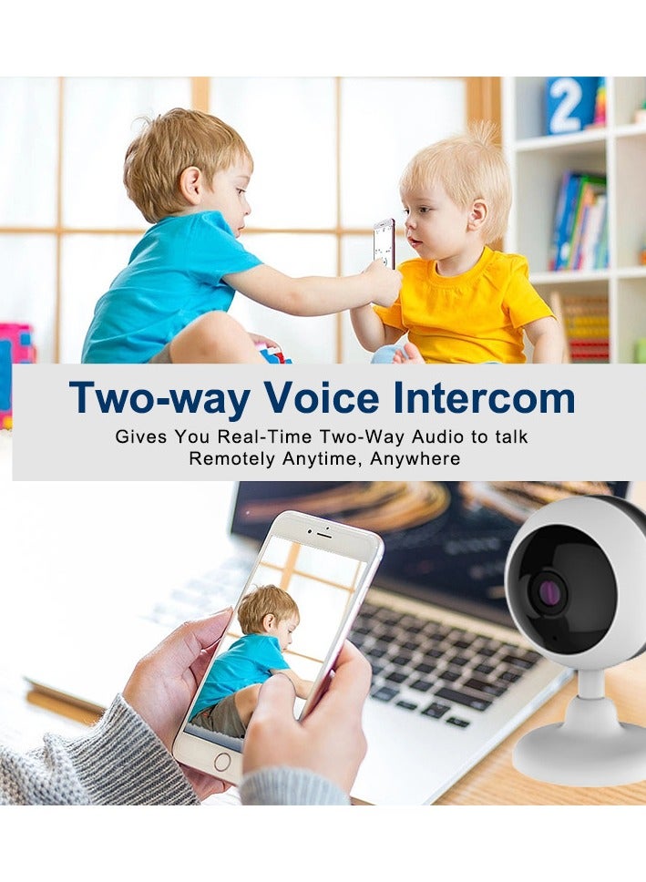 3 million HD home surveillance camera smart baby monitor two-way voice wireless wifi indoor - Image 3