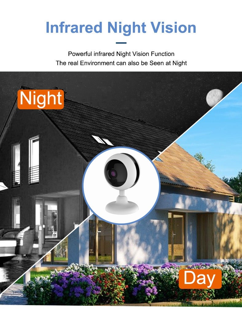 3 million HD home surveillance camera smart baby monitor two-way voice wireless wifi indoor - Image 5