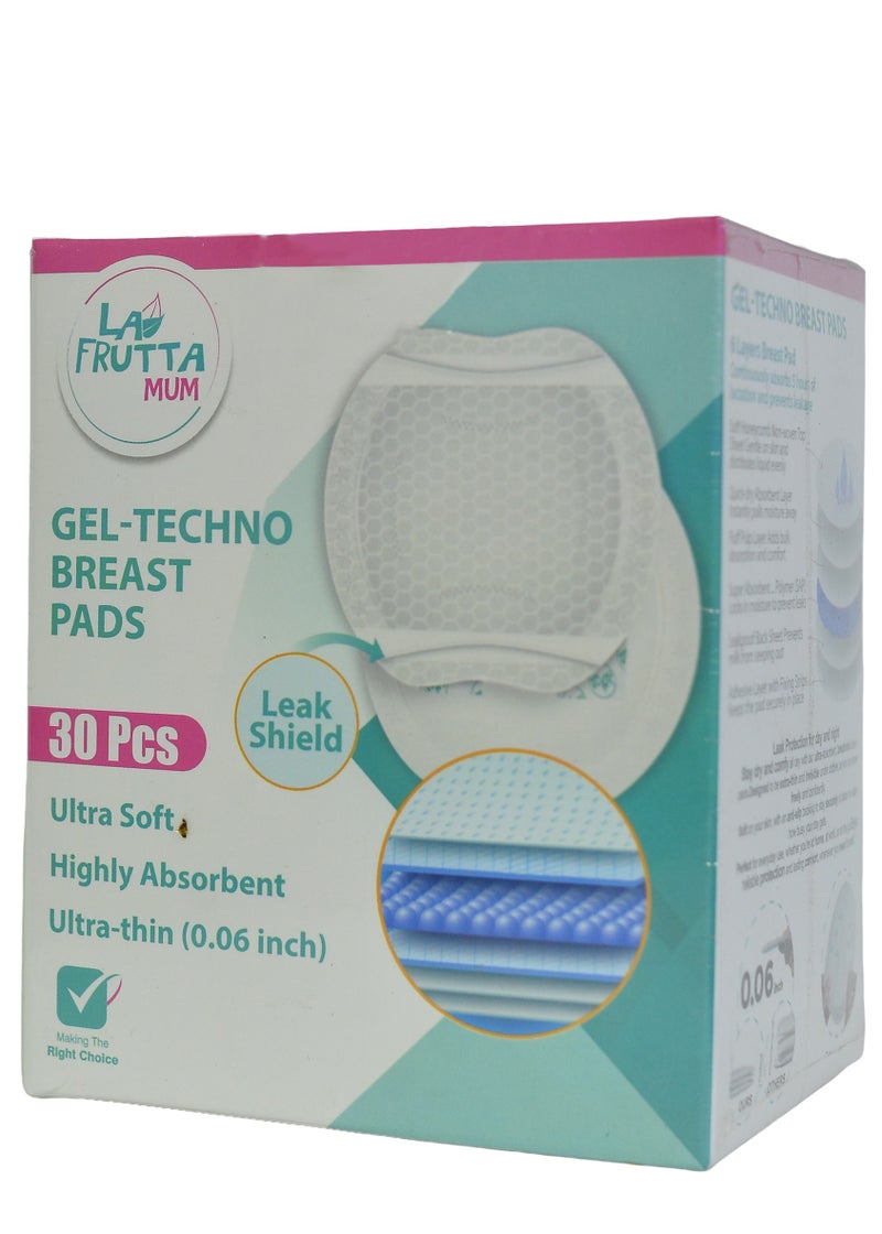 La Frutta Mum Gel - Techno Breast Pads - 30 Pieces - Image 1