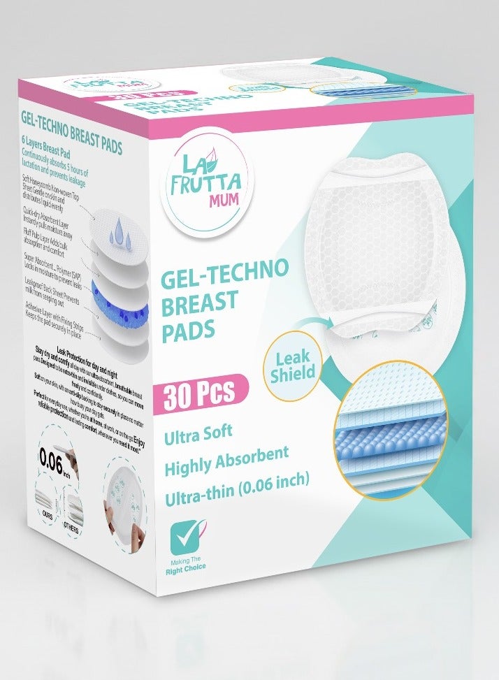 La Frutta Mum Gel - Techno Breast Pads - 30 Pieces - Image 2