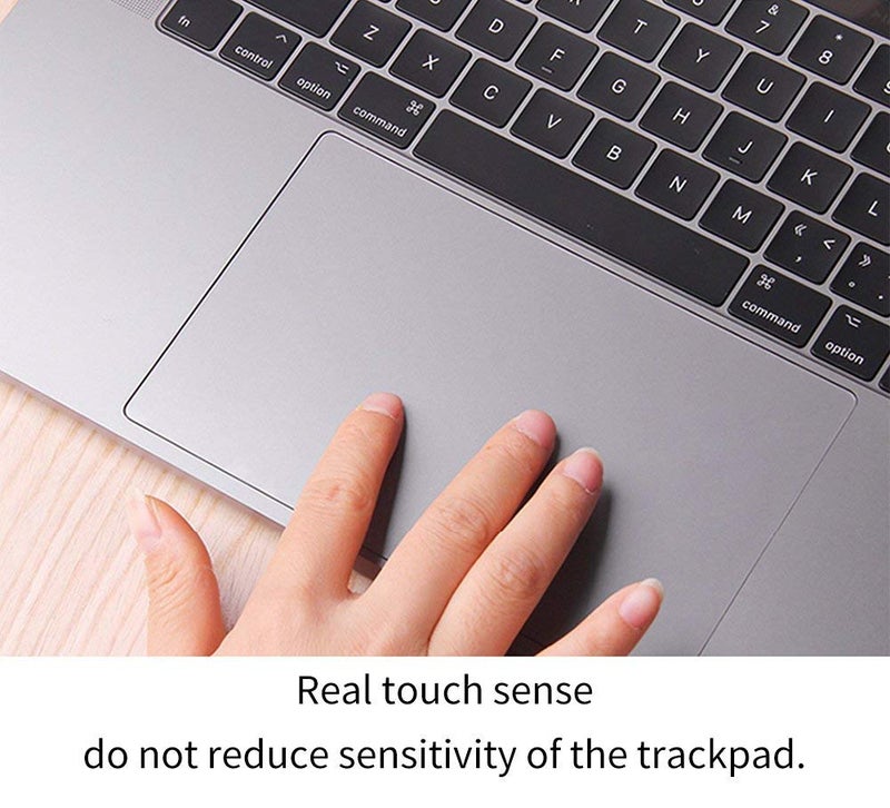 Saco Matte Finish Vinyl Laptop Touchpad Protector Compatible with Dell Inspiron 15 3520 3525 3530 3535 15.6 inch Laptop - Transparent - Image 3