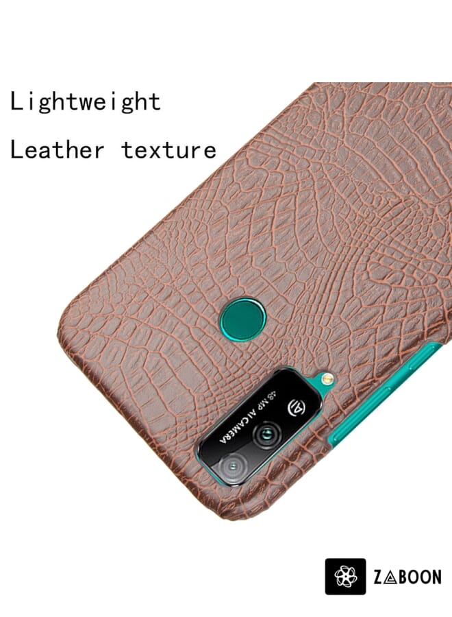 Zaboon Protective Case Cover For Huawei Honor Play 4T Shockproof Crocodile Texture PC + PU Case - Image 4