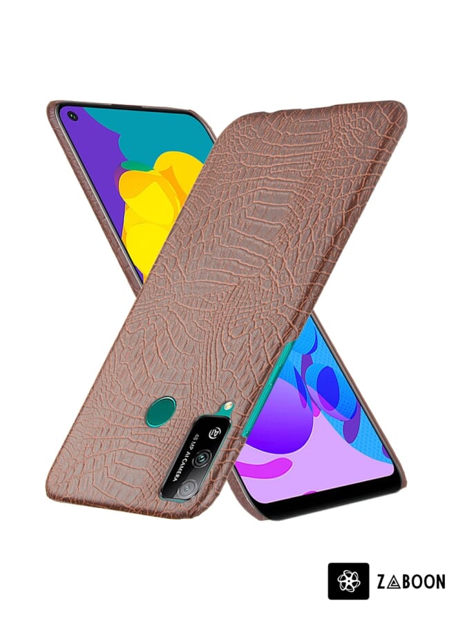 Zaboon Protective Case Cover For Huawei Honor Play 4T Shockproof Crocodile Texture PC + PU Case - Image 2