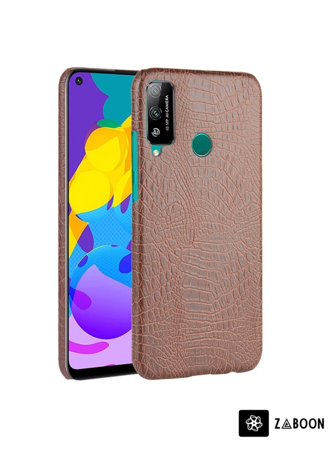 Zaboon Protective Case Cover For Huawei Honor Play 4T Shockproof Crocodile Texture PC + PU Case - Image 1