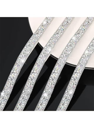 Self-Adhesive Crystal Rhinestone Diamond Ribbon for Embellishments and Decoration 1 Piece Length 92cm Width 1cm - view 4