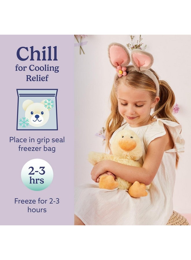 warmies Microwavable & Weighted Stuffed Animals, Duck - Heated Stuffed Animal Plushie for Warmth & Comfort - Cute Soft Plush Toys for Adults & Children (Boys, Girls, Babies & Toddlers) - Image 5